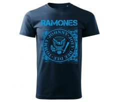 tričko RAMONES-tmavo modré