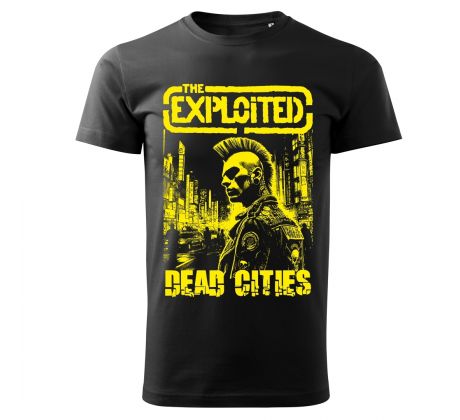 tričko THE EXPLOITED - Dead CITIES žlt.