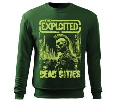 Mikina THE EXPLOITED - DEAD CITIES - zelená
