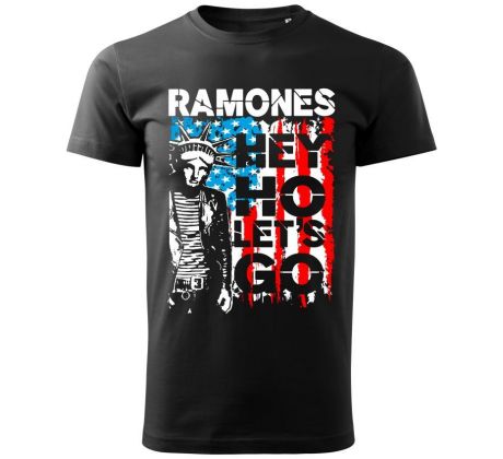 tričko RAMONES - HEY HO..