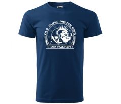 tričko PEPEK PUNKER -modrá farba -