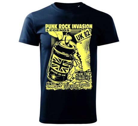 tričko PUNK LEGENDS UK 82 - tmavo modré